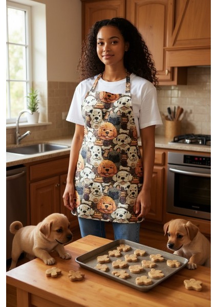 Unisex Mutfak Önlüğü Aşçı Önlüğü