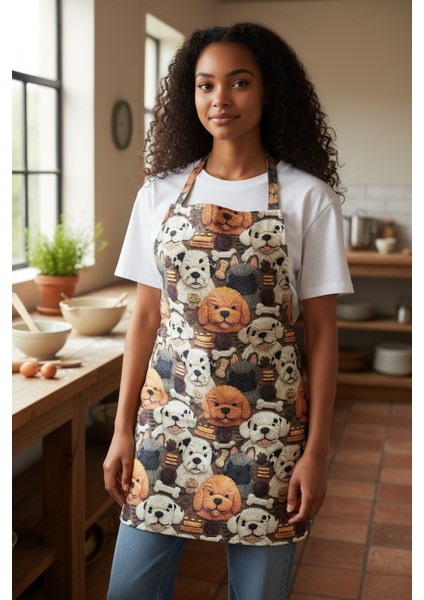 Unisex Mutfak Önlüğü Aşçı Önlüğü