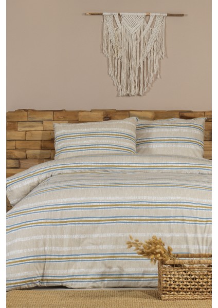 Wilda Nevresim Takımı Tek Kişilik Lastikli Çarşaf (160X220 Cm) Bej