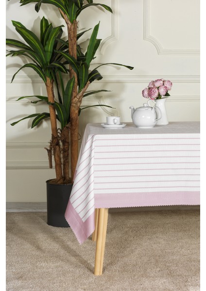 Lara Masa Örtüsü Digital Baskılı (160X220 Cm) Gülkurusu