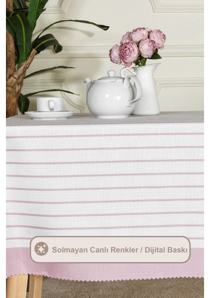 Lara Masa Örtüsü Digital Baskılı (160X220 Cm) Gülkurusu fiyatları