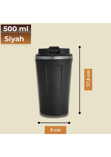 500 ml Paslanmaz Çelik Bardak Termos Çift Katmanlı modelleri