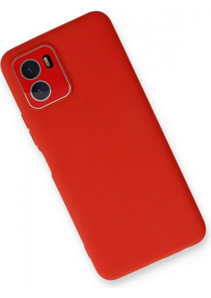 Vivo Y15S Kılıf Lansman Glass Kapak - Kırmızı (K95) fiyatları