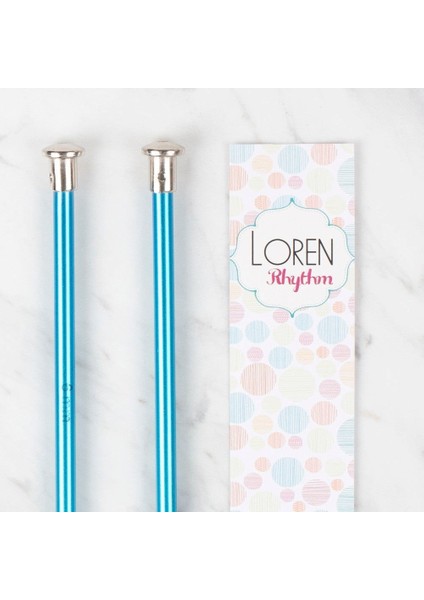 Loren Rythm 6mm Mavi Renkli Metal Örgü Şişi fiyatları