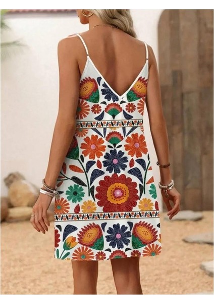 Kadın Ip Askılı V Yakalı Suprem Elbise fiyatları