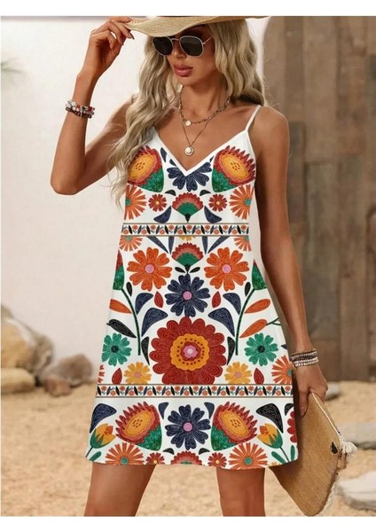 Kadın Ip Askılı V Yakalı Suprem Elbise modelleri