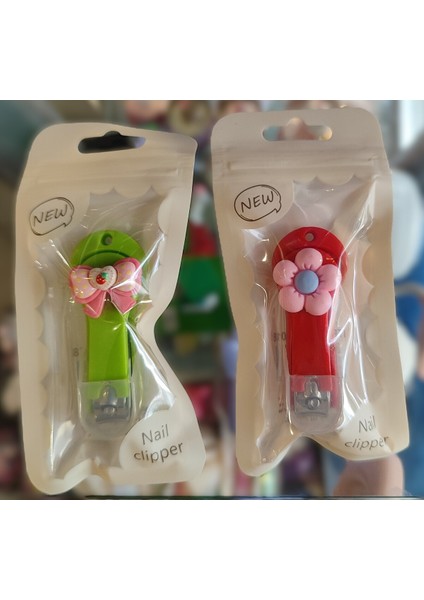 Çocuk Tırnak Makası 2 Li Set (Kırmızı/yeşil) AD48285