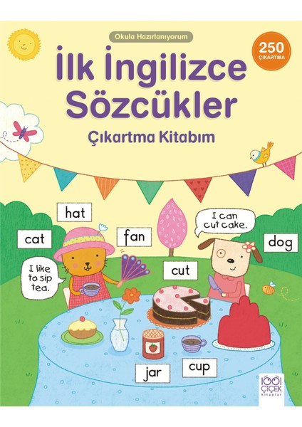 Ilk Ingilizce Sözcükler Çıkartma Kitabım- 250 Çıkartma