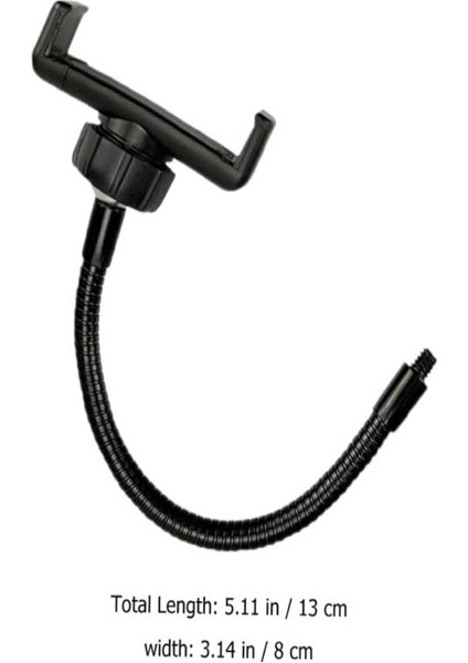 360 Rotation Akrobat Telefon Tutucu Ring Light Için Yedek Telefon Tutucu Aparat fırsatları