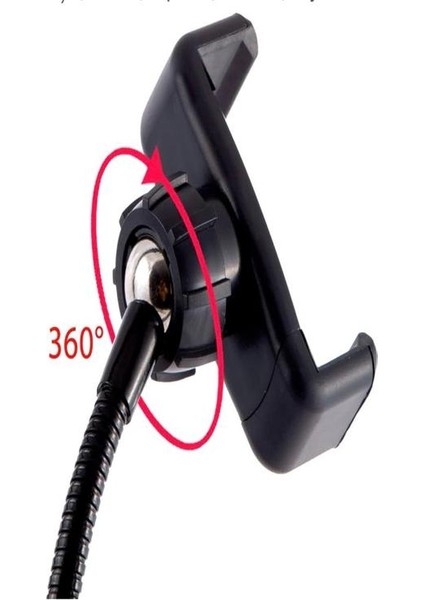 360 Rotation Akrobat Telefon Tutucu Ring Light Için Yedek Telefon Tutucu Aparat indirimleri