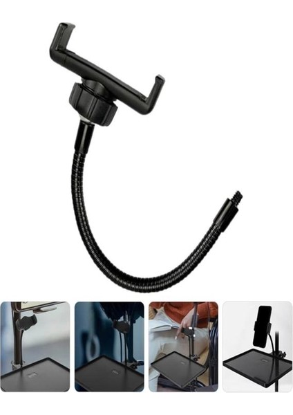 360 Rotation Akrobat Telefon Tutucu Ring Light Için Yedek Telefon Tutucu Aparat