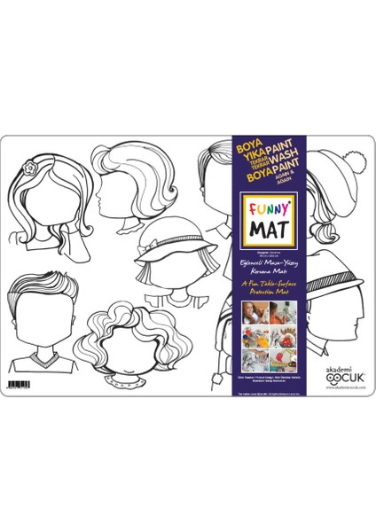 Funny Mat - Duygular - Küçük 33,5X48CM