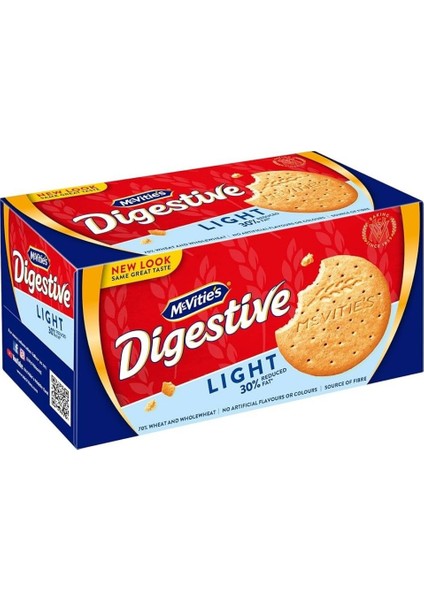 Mcvitie’s Digestive Light 250G – %30 Daha Az Yağlı Tam Buğdaylı Bisküvi