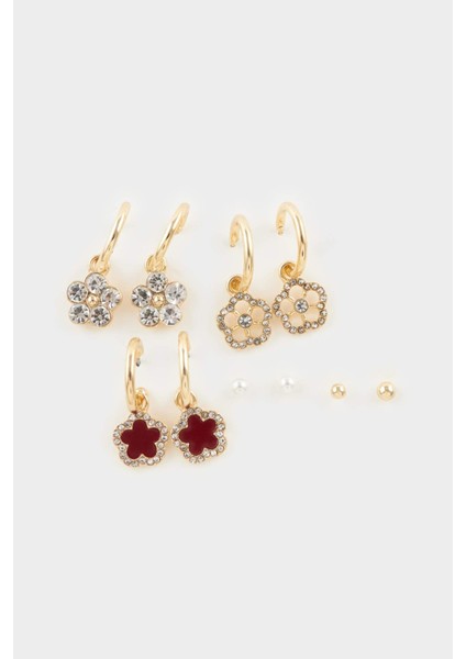 Kadın 6'lı Gold Küpe G1270AXNS