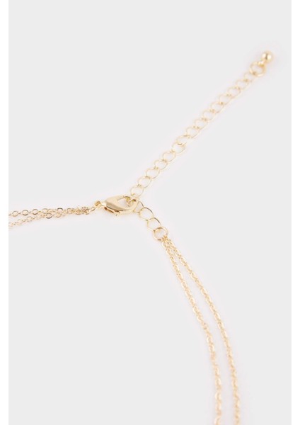 Kadın 2'li Siyah Yonca Detaylı Kolye G1272AXNS modelleri