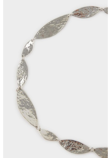 Kadın Silver Parlak Desenli Metal Kemer G3681AXNS fiyatları