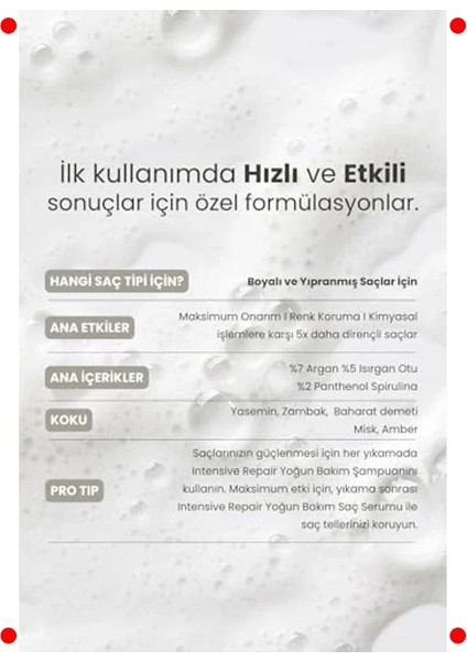 Yıpranmış Saçlar Için Yoğun Onarıcı Şampuan - 350 ml indirimleri