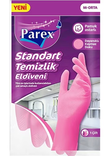 Eldiven Standart Orta Boy (M) 2 Adet