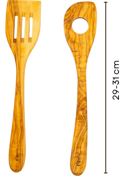 Zeytin Ağacı Ahşap 2 Parça Spatula Seti fiyatları