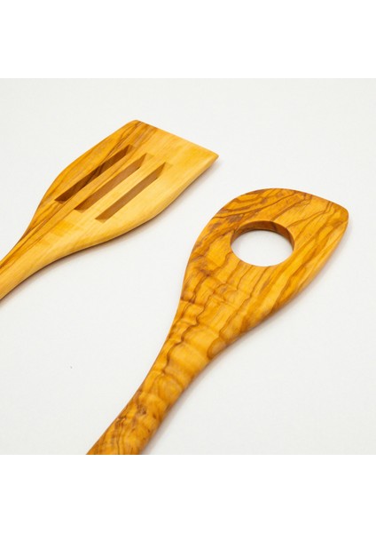 Zeytin Ağacı Ahşap 2 Parça Spatula Seti fırsatları