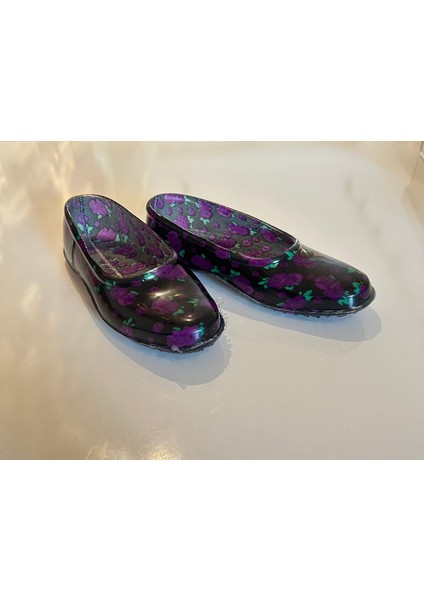 Karışık Desenli Çiçekli Kadın Lastik Bağ Bahçe ve Iş Ayakkabısı fiyatları