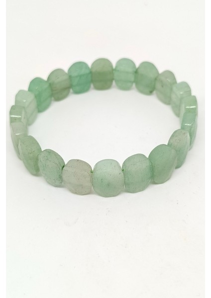 Rolex Kesim Yeşim Doğal Taşlı Bileklik