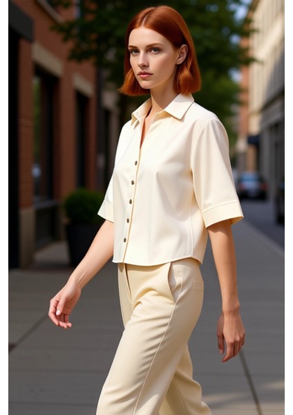 Kadın Gardırobuna Modern Dokunuş Boxy Kesim Pamuklu Gömlek Günlük Stiller Fonksiyonel Spor