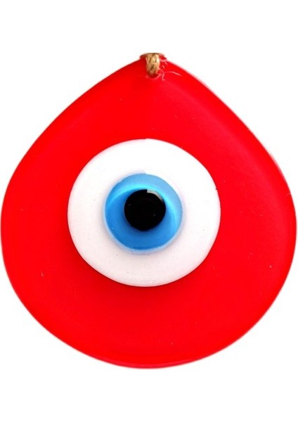 Nazar Boncuklu Damla Model Nar Çiçeği Rengi El Yapımı Cam Duvar Süsü fiyatları