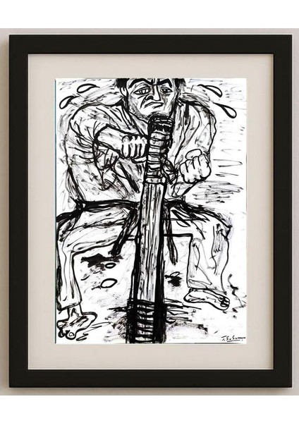 Susumuo 43x30cm Orijinal Karikatür Tablo