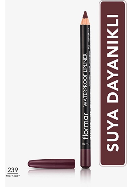 Dayanıklı ve Yoğun Pigmentli Mat Dudak Kalemi 239 Misty Rose