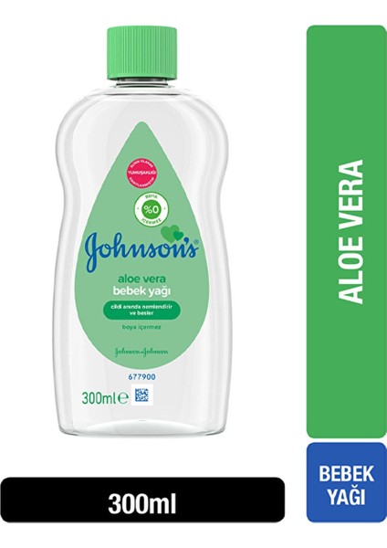 Johnson's Baby Aloe Vera'lı Bebek Yağı 300 ml