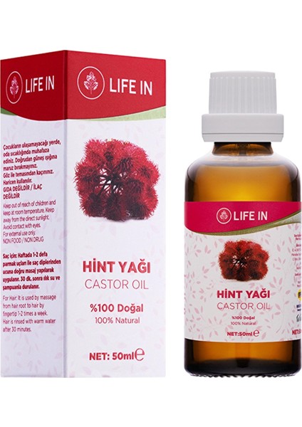 Life In Hint Yağı 50 ml