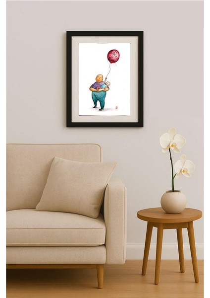 Majid Amini 35x21cm Orijinal Karikatür Tablo fiyatları