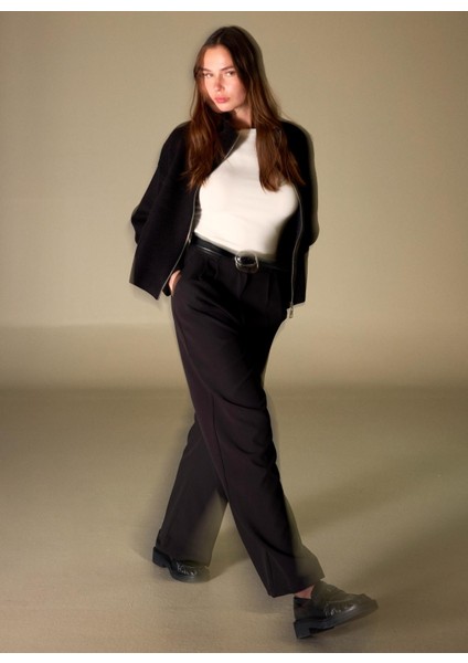 Siyah Kadın Hırka PBF5WL-HRK5005