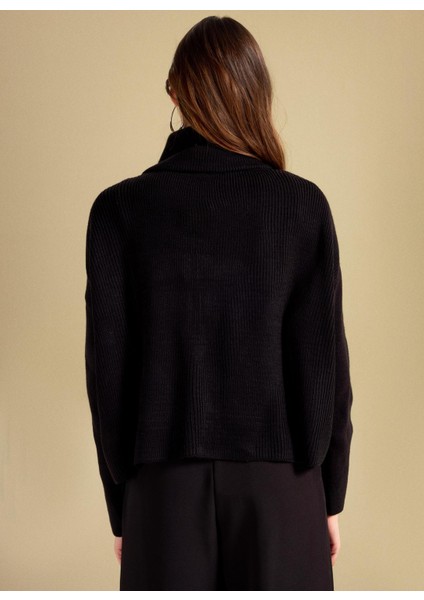 Siyah Kadın Hırka PBF5WL-HRK5005