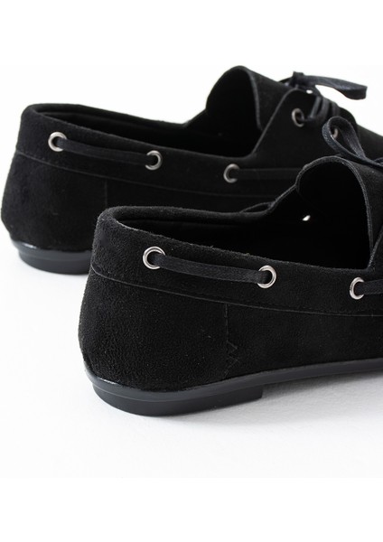 Juno Kadın Süet Bağcıklı Mokasen Ayakkabı Casual Babet fiyatları