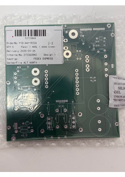 52715644 Pcb Elektronik Devre Kartı 145X150MM 5 Adet modelleri