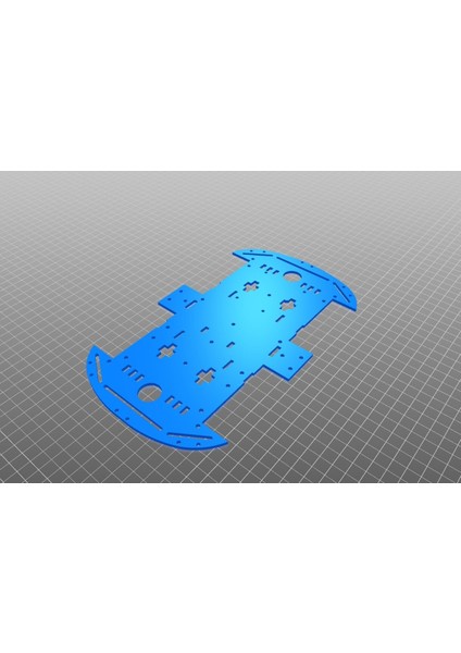 4WD 4 Çekişli Araç Platformu - 3D Baskı modelleri