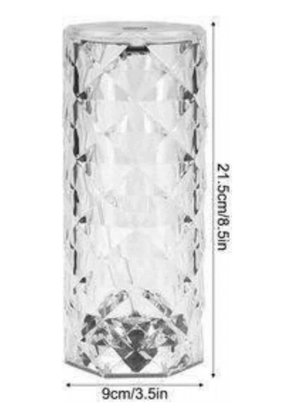 Kristal Lamba Masa Lambası Şarjlı Masa Lambası Dokunmatik Sensör USB Şarjlı modelleri