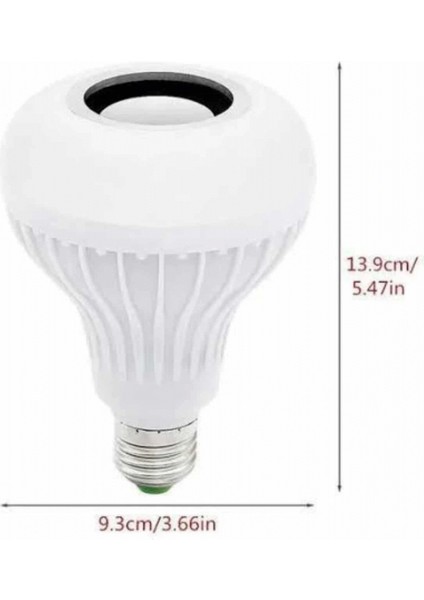 Lamba Hoparlör Ampül Görünümlü Renk Değiştirebilen Android ve Ios Uyumlu indirimleri