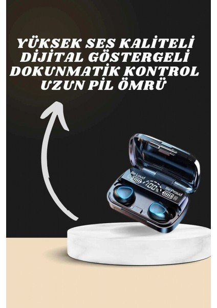 Yeni Model Akıllı Saat ve Kulaklık Kampanyası Nabızz Ölçer Bluetooth Bağlantılı Uzun Pil Ömrü fiyatları