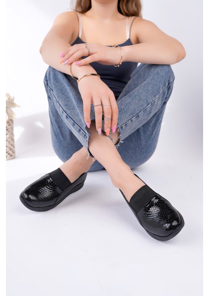 Kadın Hakiki Deri Siyah Comfort Ayakkabı fiyatları