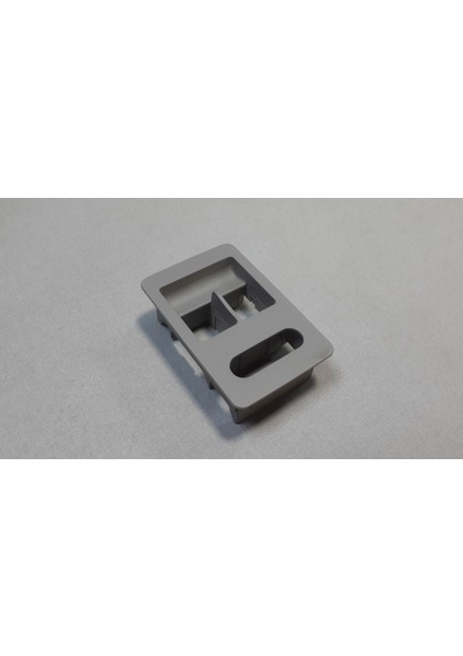 Seat Arosa 6h 97-04 Cam Düğme Çerçevesi Ön Sol Ikili Gri