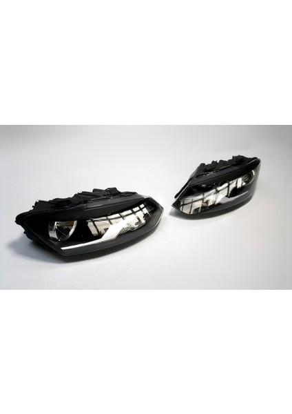 2 x Vw Polo 6r 6c 2010-2017 Hella Tip Krom Ön Far Sol-Sağ modelleri