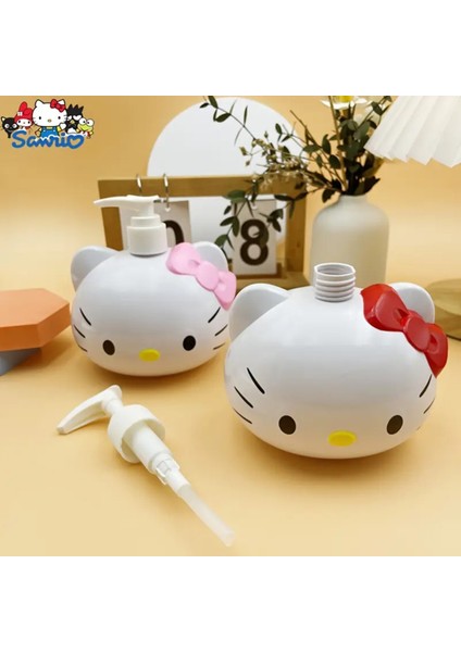 Hello Kitty Figürlü Sıvı Sabunluk Basınçlı Losyon Şişesi modelleri