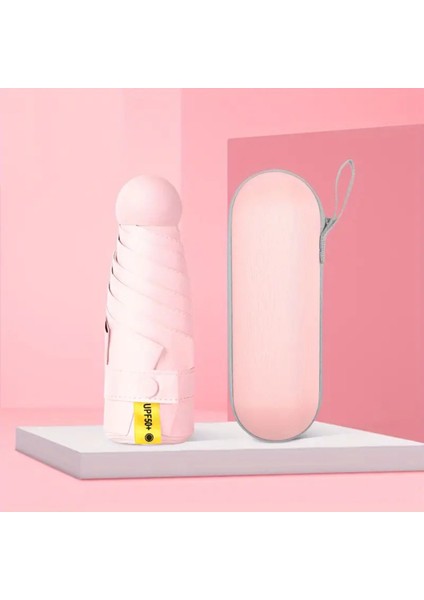 Özel Kılıflı Kapsül Küçük Boy Şemsiye AD879554