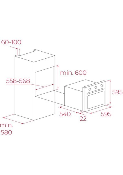 Chef 5 Siyah Ankastre Set ( Hak 625 Bk Börek Şefim - Gbe 64002 Bk - Atv 60 Bk ) fırsatları