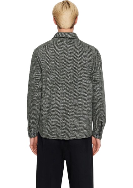 Unisex Kışlık Balıksırtı Desenli Dokulu Rahat Kesim Gömlek Ceket Stilinize Yeni Bir Soluk Katar modelleri