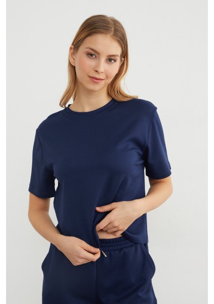 Basic Bisiket Yaka Modal Tişört fiyatları