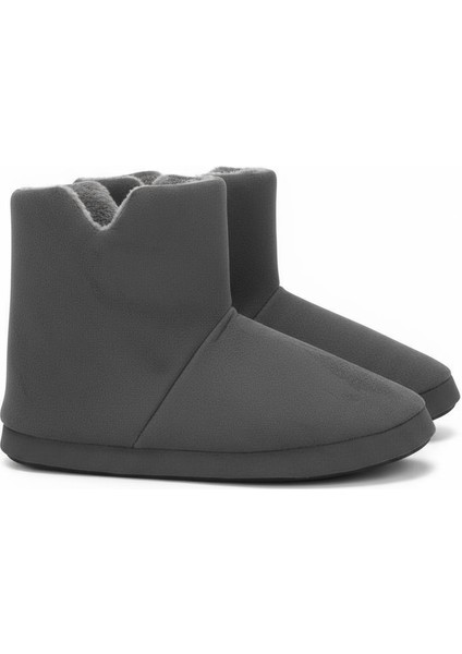AUR312 Düz Renk Içi Peluşlu Erkek Panduf Ev Botu Ev Ayakkabısı modelleri